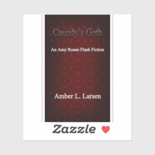 Cassidy's Goth Book Cover Sticker