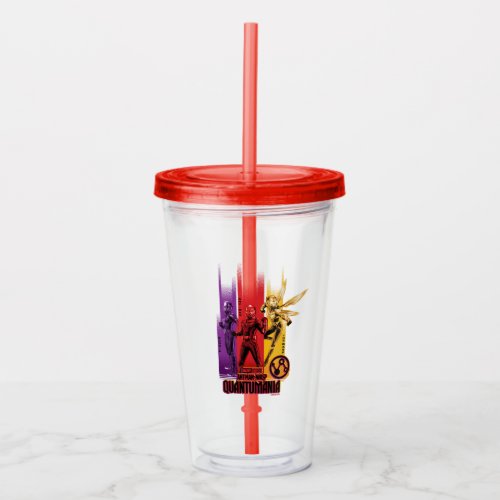Cassie Ant_Man and the Wasp Group Graphic Acrylic Tumbler
