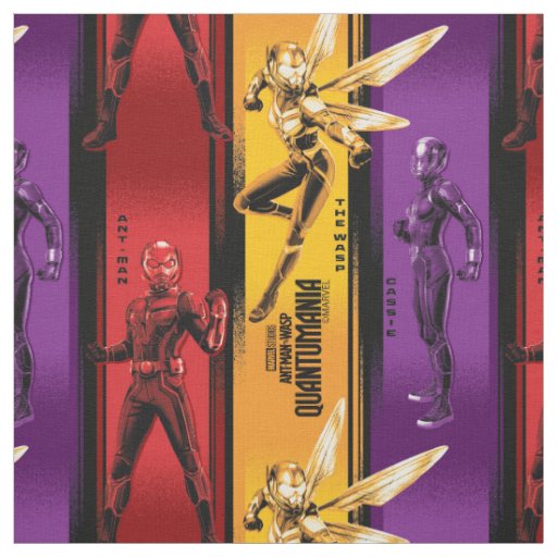 Cassie, Ant-Man, and the Wasp Group Graphic Fabric