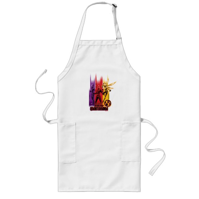 Cassie, Ant-Man, and the Wasp Group Graphic Long Apron (Front)