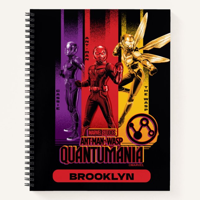 Cassie, Ant-Man, and the Wasp Group Graphic Notebook (Front)