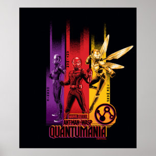 Cassie, Ant-Man, and the Wasp Group Graphic Poster