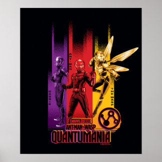 Cassie, Ant-Man, and the Wasp Group Graphic Poster