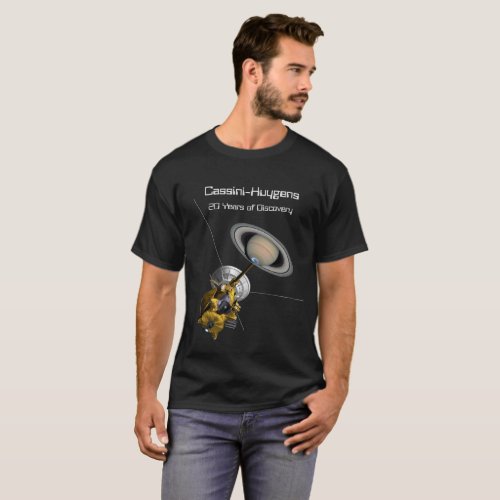 Cassini Huygens 20 Year Mission to Saturn T_Shirt