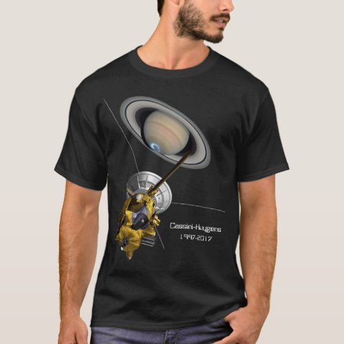 Cassini Huygens Mission to Planet Saturn T_Shirt