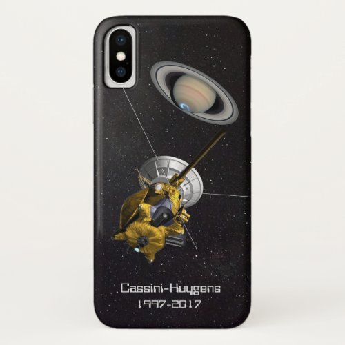 Cassini Huygens Mission to Saturn iPhone X Case