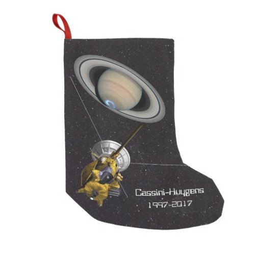 Cassini Huygens Mission to Saturn Small Christmas Stocking