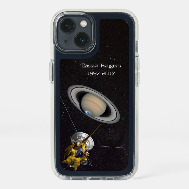 Cassini Huygens Mission to Saturn Speck iPhone 13 Case (Front)