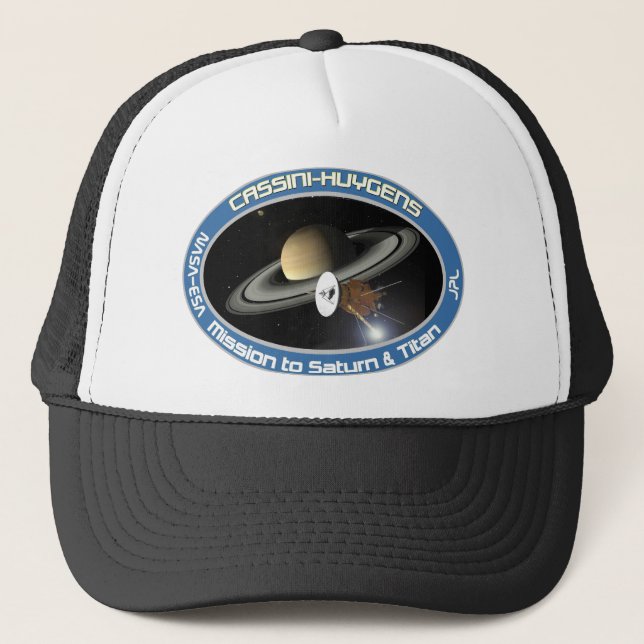 CASSINI - HUYGENS: Mission to Saturn & Titan Trucker Hat (Front)