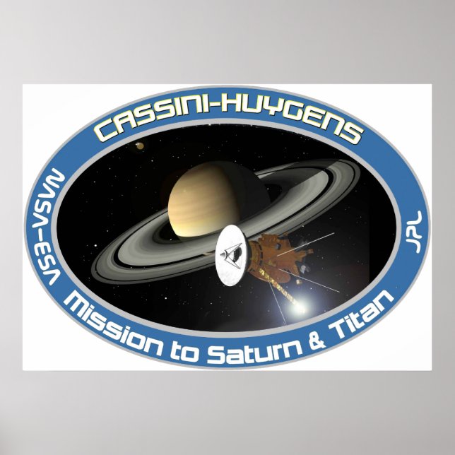 CASSINI - HUYGENS POSTER (Front)