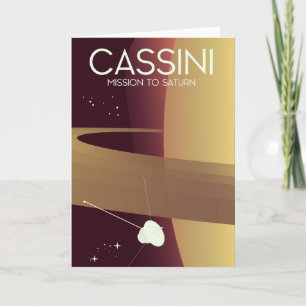 Cassini Mission to Saturn Holiday Card
