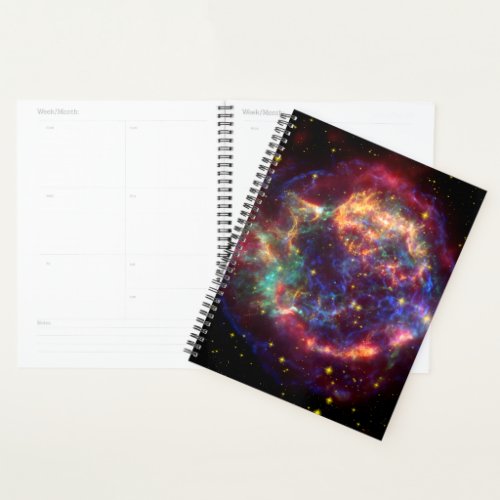 Cassiopeia A In Many Colors Planner