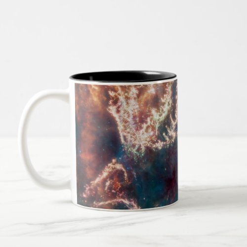 Cassiopeia A MIRI Image James Webb Space Telescope Two_Tone Coffee Mug