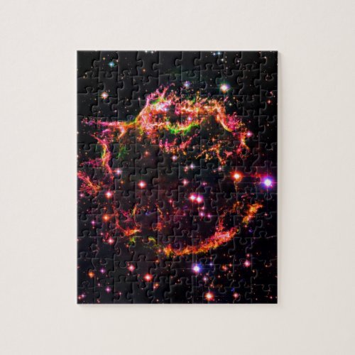 Cassiopeia A Nebula Supernova Remnant Space Photo Jigsaw Puzzle