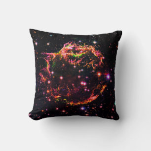 Cassiopeia A Nebula Supernova Remnant Space Photo Throw Pillow