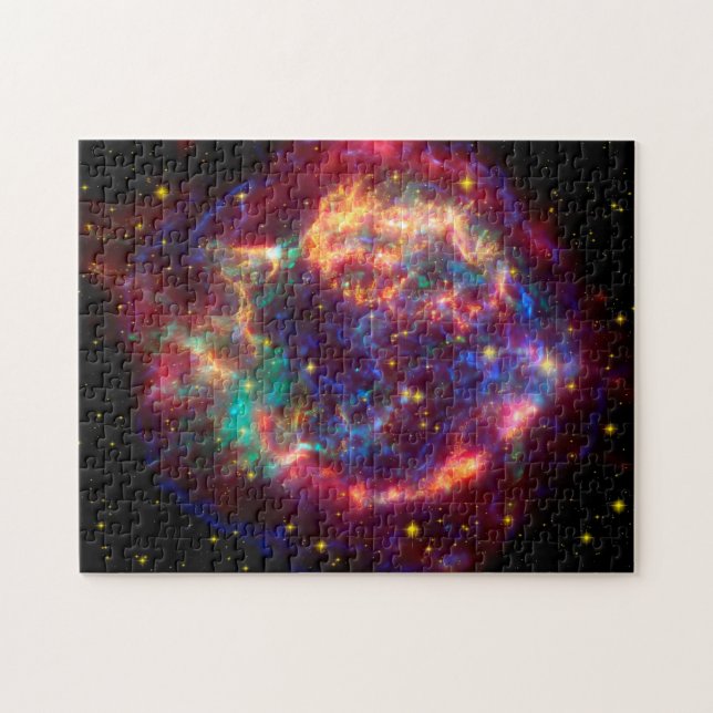 Cassiopeia a Spitzer Jigsaw Puzzle (Horizontal)