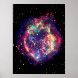 Cassiopeia A Supernova ... Death Becomes Her Poster