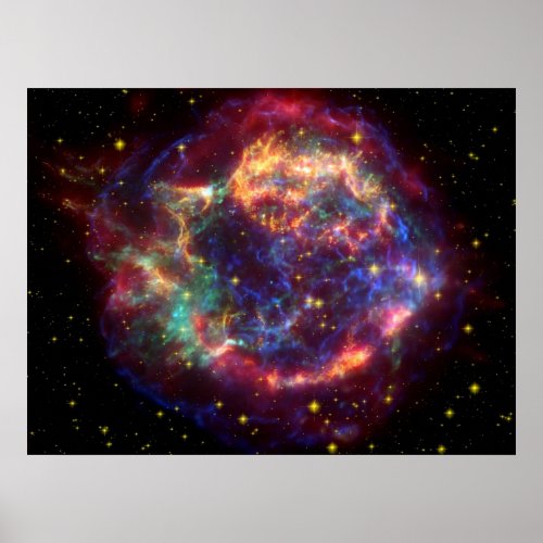 Cassiopeia A supernova Poster