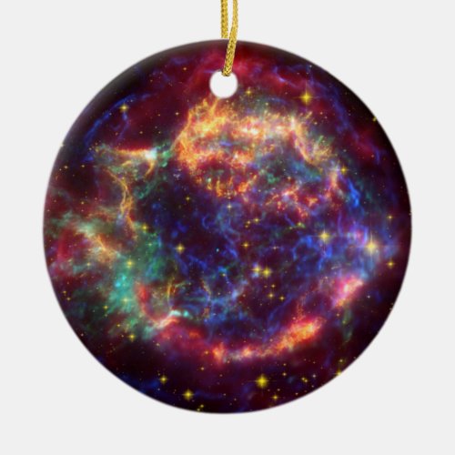 Cassiopeia Constellation Ceramic Ornament