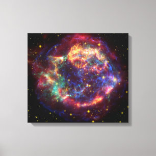 Cassiopeia Galaxy Supernova remnant Canvas Print
