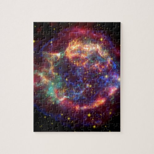 Cassiopeia Galaxy Supernova remnant Jigsaw Puzzle