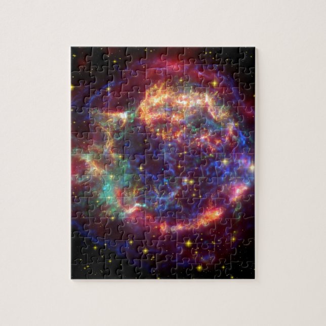 Cassiopeia Galaxy Supernova remnant Jigsaw Puzzle (Vertical)