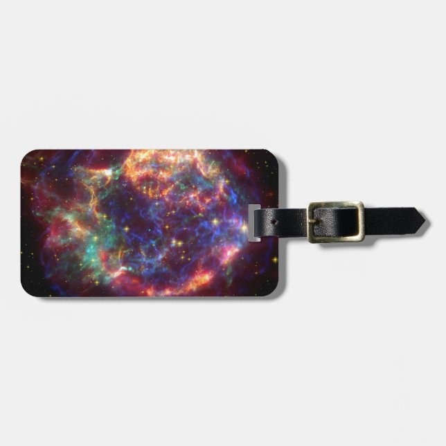 Cassiopeia Galaxy Supernova remnant Luggage Tag (Front Horizontal)