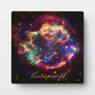 Cassiopeia Galaxy Supernova remnant Plaque