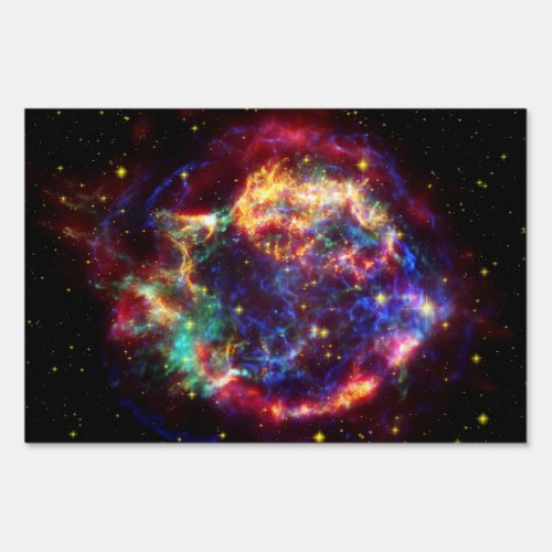 Cassiopeia Galaxy Supernova remnant Sign