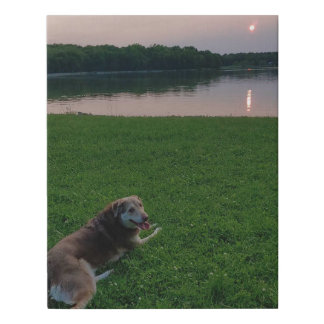 Cassiopeia in the Sunset Faux Canvas Print