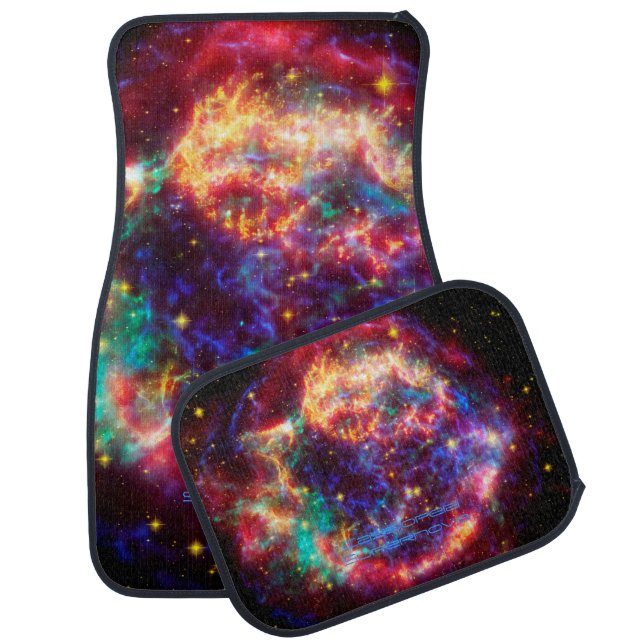 Cassiopeia, Milky Ways Youngest Supernova Car Floor Mat (Set)