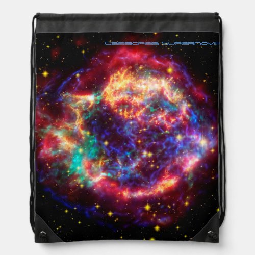 Cassiopeia Milky Ways Youngest Supernova Drawstring Bag