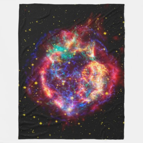 Cassiopeia Milky Ways Youngest Supernova Fleece Blanket