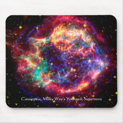 Cassiopeia Milky Ways Youngest Supernova Mouse Pad