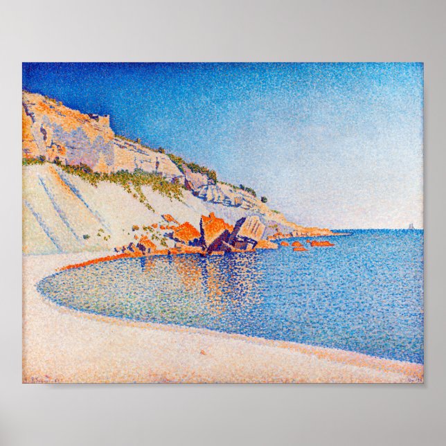 Cassis, Cap Lombard, Opus 196, Signac Poster (Front)
