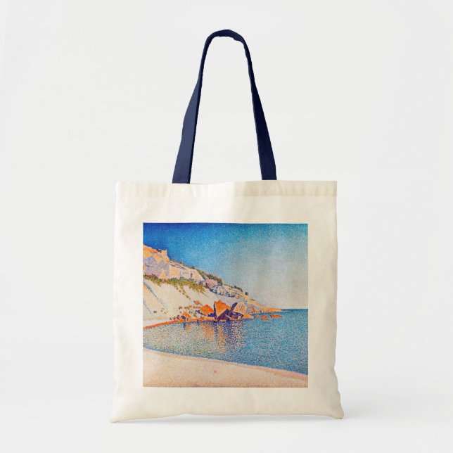 Cassis, Cap Lombard, Opus 196, Signac Tote Bag (Front)