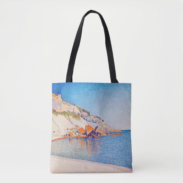 Cassis, Cap Lombard, Opus 196, Signac Tote Bag (Front)