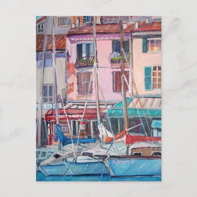 Cassis harbor - Postcard (Front)