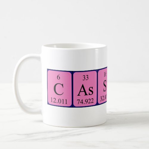Cassius periodic table name mug