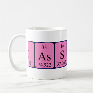 Cassondra periodic table name mug