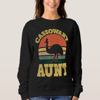 Cassowary Aunt Cute Cassowary Family Party Sweatshirt