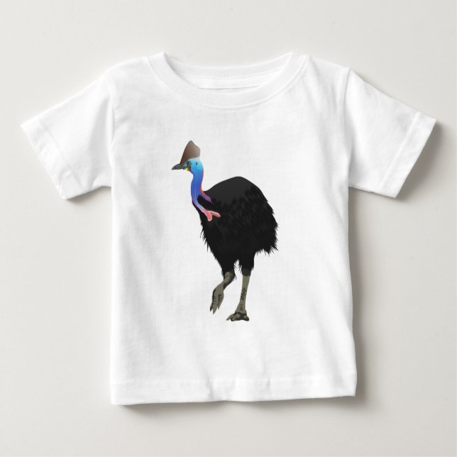 Cassowary Bird Baby T-Shirt (Front)