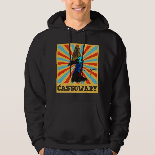 Cassowary birds biologist animals australia ornith hoodie