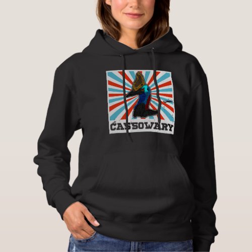 Cassowary birds biologist animals australia ornith hoodie