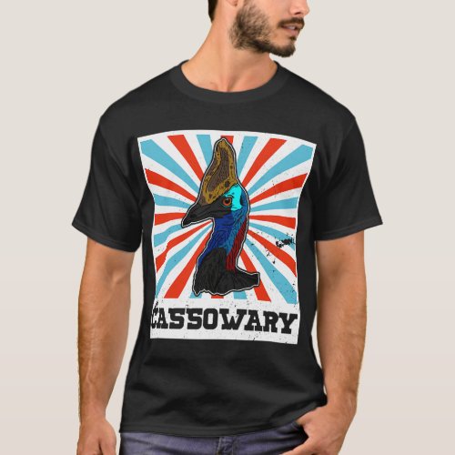 Cassowary birds biologist animals australia ornith T_Shirt