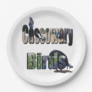 Cassowary Birds Is The Name, Paper Plates