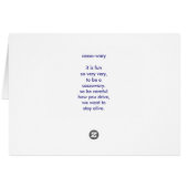cassowary cards (Back Horizontal)