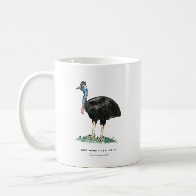Cassowary Coffee Mug (Left)