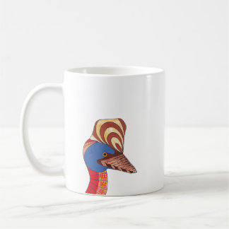 Cassowary Genuine Aboriginal Art Coffee Mug