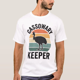 Cassowary Keeper funny Retro bird lover T-Shirt
